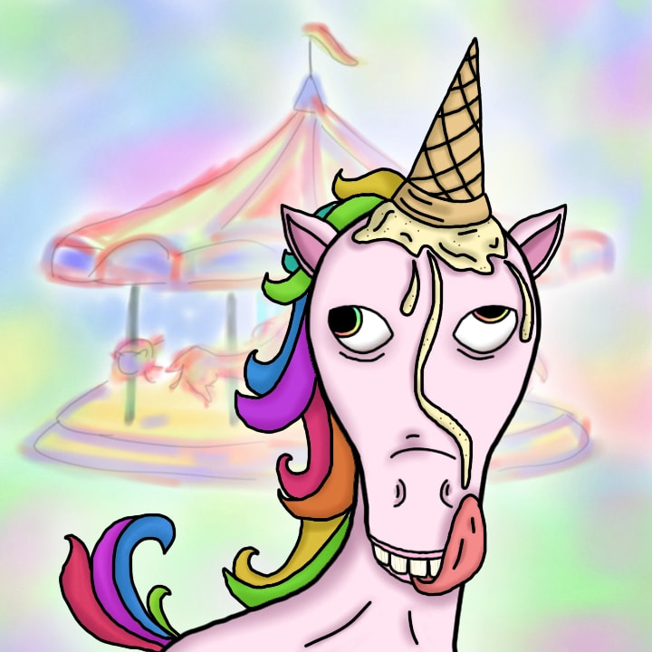 How about this silly icecorn? #junicorn #fridayswithsketch #crazy #silly #Unicorn #Icecream #Carousel #colorful ‪@sonysketch‬