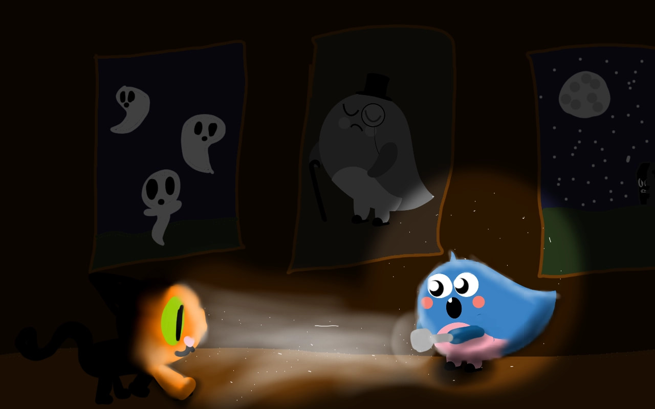 He found a cat #ottoworld ‪@sonysketch‬