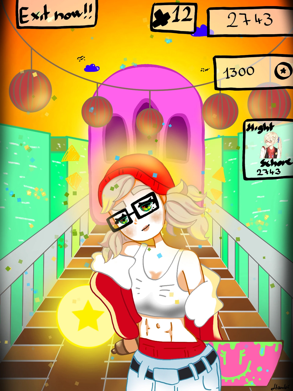#gamechallenge #fridayswithsketch #subwaysurfers #fanart My best game subway surf and i like this girl Tricki ^^🍔 ‪@_LilMee_‬