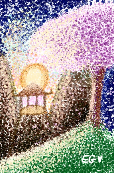 Lol,this reminded me of the star pen tool challenge in 2016 0u0. I miss 2016,alot of wonderful things happened !!! T~u~T #starpenchallenge #sakura #sunset o (∩ ω ∩) o (FEATURED !!?? 2 sketches in less than a week ?? ;3; THANK YOU ALL)