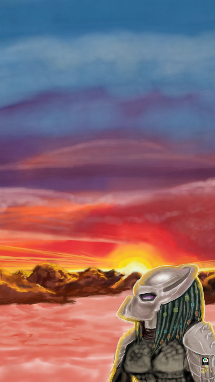 @10 #myalien  #fridayswithsketch  #SpaceChallenge   I have learn from 24hours challenge ..is the speed in coloring..thank you ....alien..