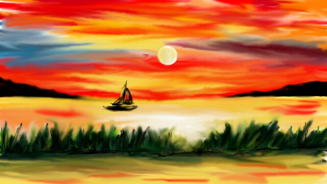 #smudgetoolchallenge #dailydecember #sunset #sun #dailydecember