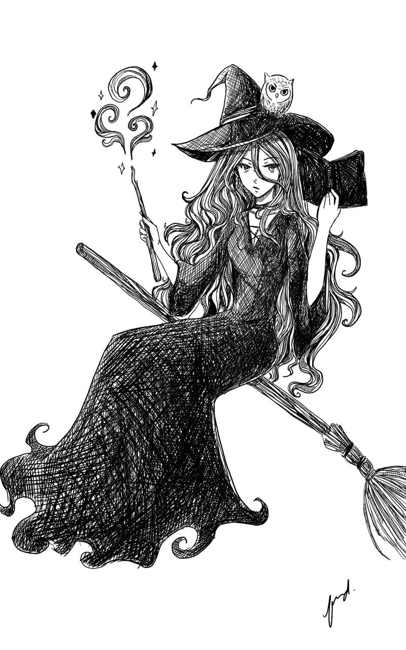 #spell #Inktober2018 #inktober