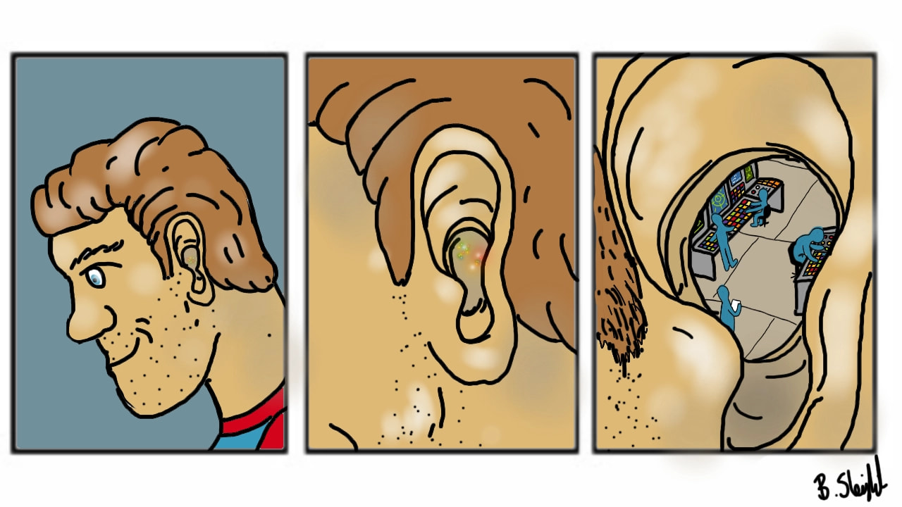 Everything is not as it seems. #fridayswithsketch #mycomic #Brucesleight