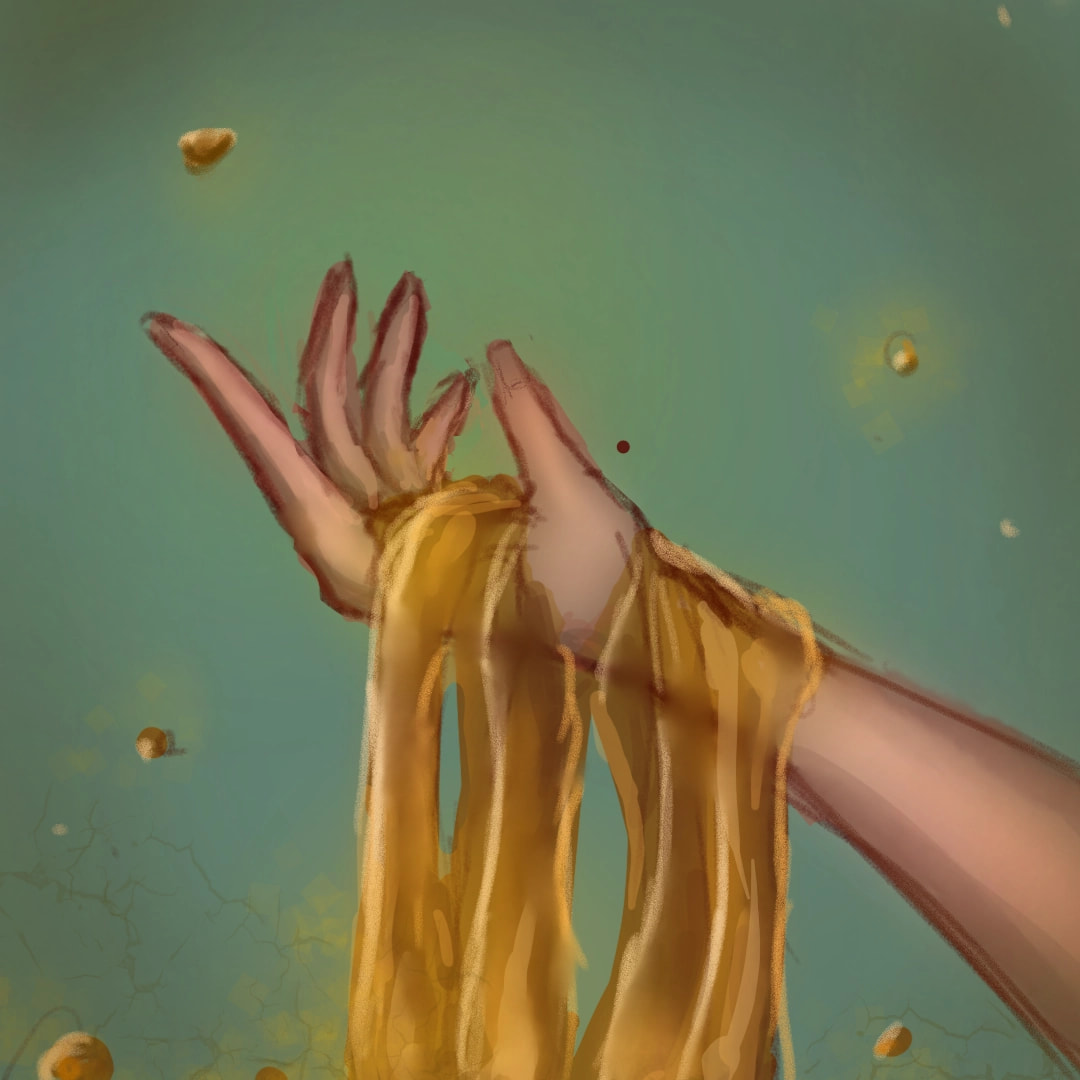 Another quick sketch for #inktober2018 I really like the theme for today. #flowing edit: the liquid is gold or honey or something like that