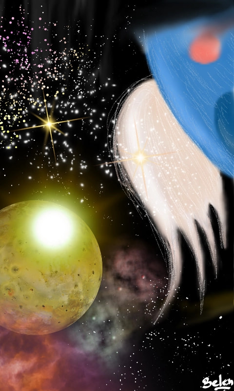 3/6 see in my profile the fusion of the 6 drawings! Vean en mi perfil la fusion de los 6 dibujos! #24hourschallenge #fridayswithsketch #otto #ottoworld #SpaceChallenge