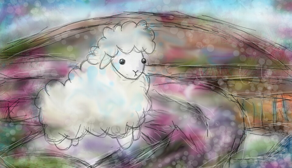 The sheep in my profile picture: Thank you for 300+ followers! Your support is crazy! You all are wonderful ♥