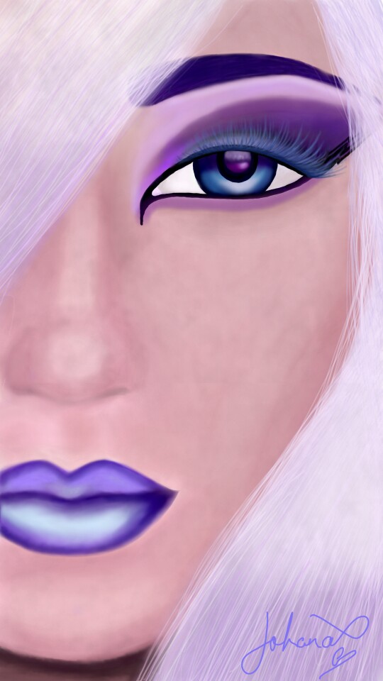 Been working on her for some time. I named her Haze.😘