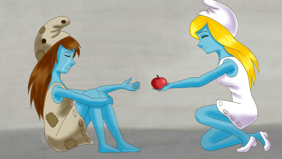 The best way to reduce poverty is sharing with food you won't eat. Just don't throw it away.(100% sketch) #TeamSmurf #SharingIsCaring #SmallSmurfsBigGoals #SonySketch #Sketch #repost