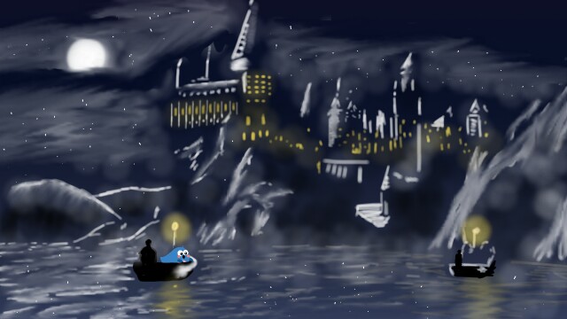 Hogwarts  🏰 😁 #sketchworld #4stepstoz4 #sonysketch #meandotto