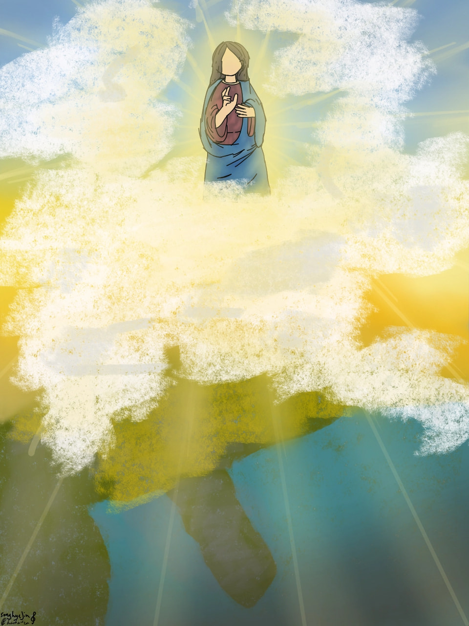 #endoftheworld #fridayswithsketch I hope you like this sketch! This is actually what I kinda believe will happen! 부활절을 축하해요. Happy Easter/Good Friday! #easter Edit: Thanks for the feature!