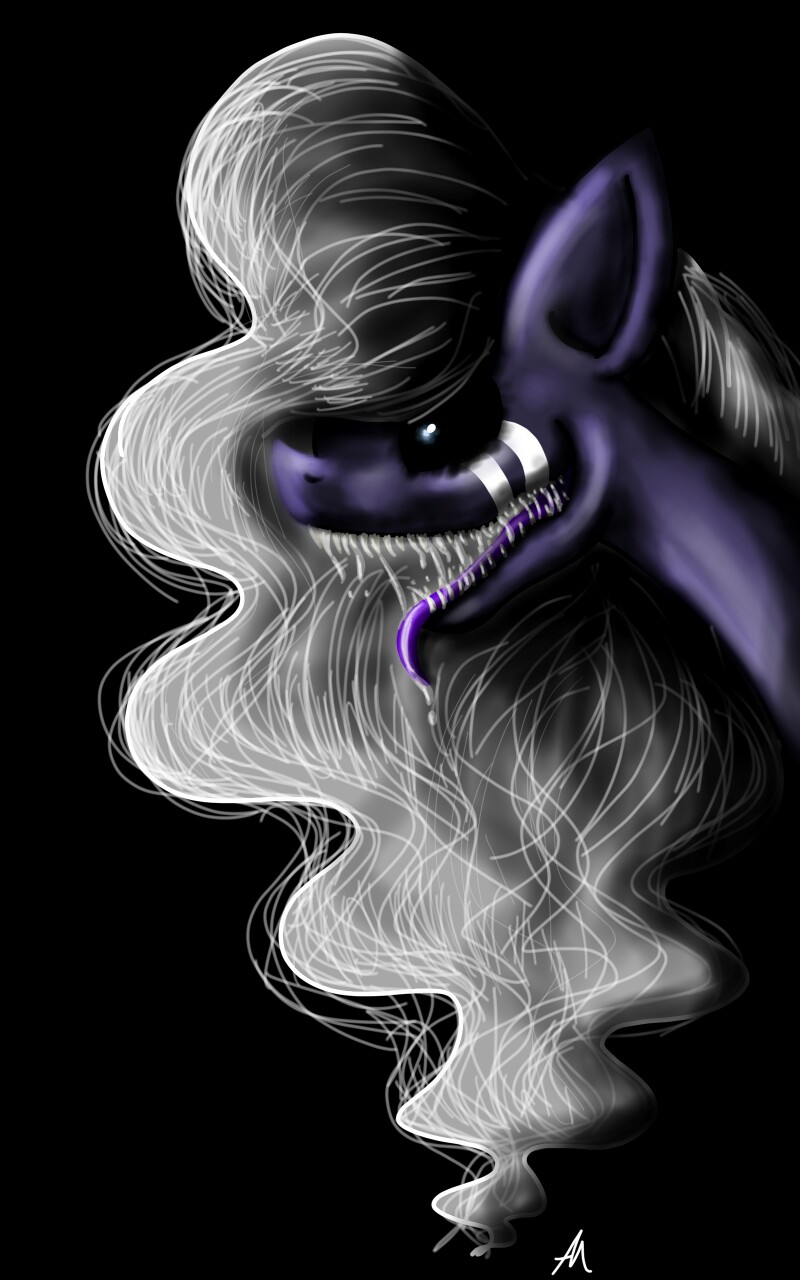 I'm usually not really good at making #creepy stuff, but I like to call this cute little spawn of shadows Gruesome Heart(something like nightmare-ish type of Gloomy):3 #inktober2016