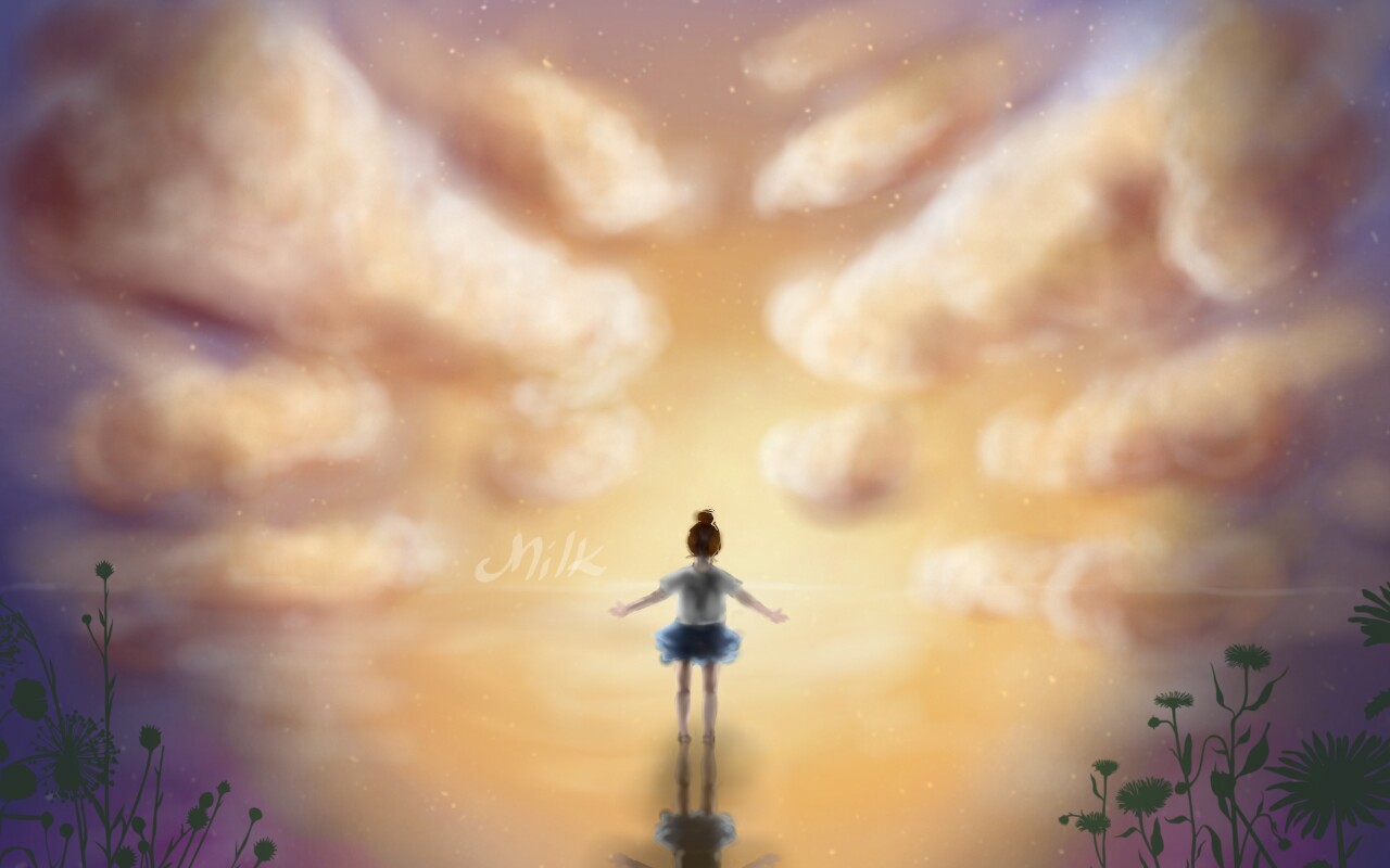 For ‪@Химера (Chimera)‬ contest :"3 omg why this looks so bad? ;; #chimeracontest #mydream #girl #Milk #clouds #sky #sea #sunset #failed #wtfisthat