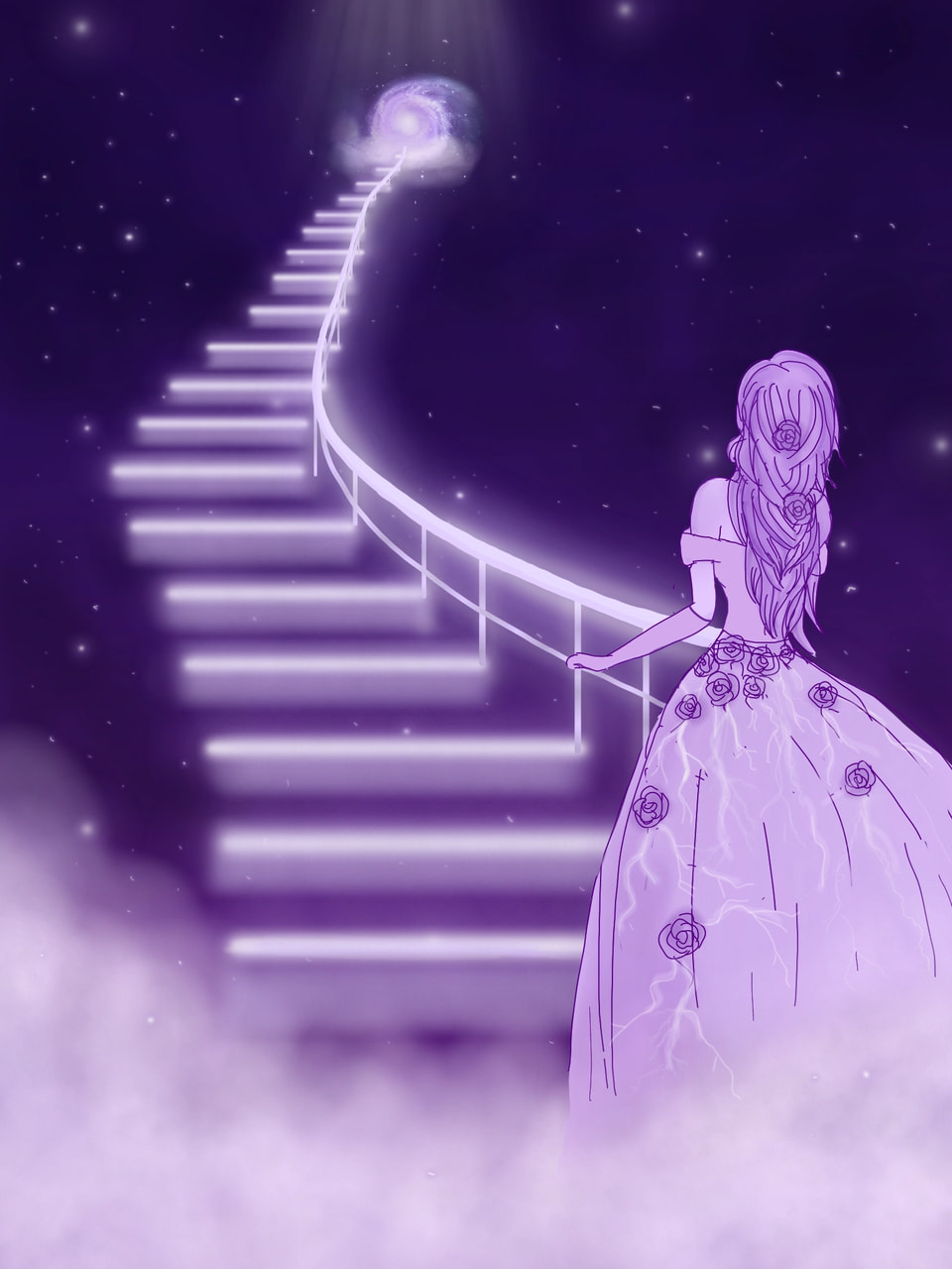 #Fridayswithsketch #colorweek #purplechallenge trying out another new style, hope you like it :3 TYSM for the feature!