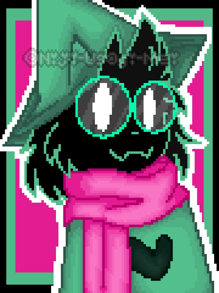 A Fluffy boi #DeltaRune #Ralsei #PixelChallenge #fridayswithsketch —P edit: ey, got featured