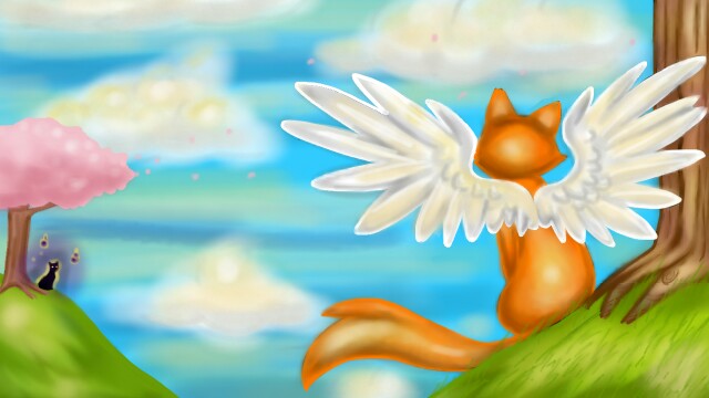 #cat #Fantasy #furry #landscape