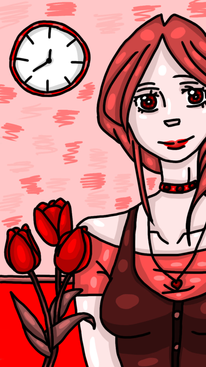 It was very fun to take part in this challenge :D #Redchallenge #red #redhair #color #colorweek #colors #sketch #anime #girl #animegirl #me #mangagirl #sonysketch @sonysketch @LY :) 