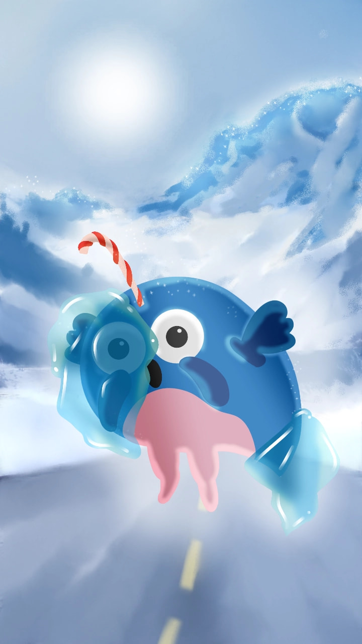 #wintercreature #fridayswithsketch this is stickers creature!!!   ‪@sonysketch‬