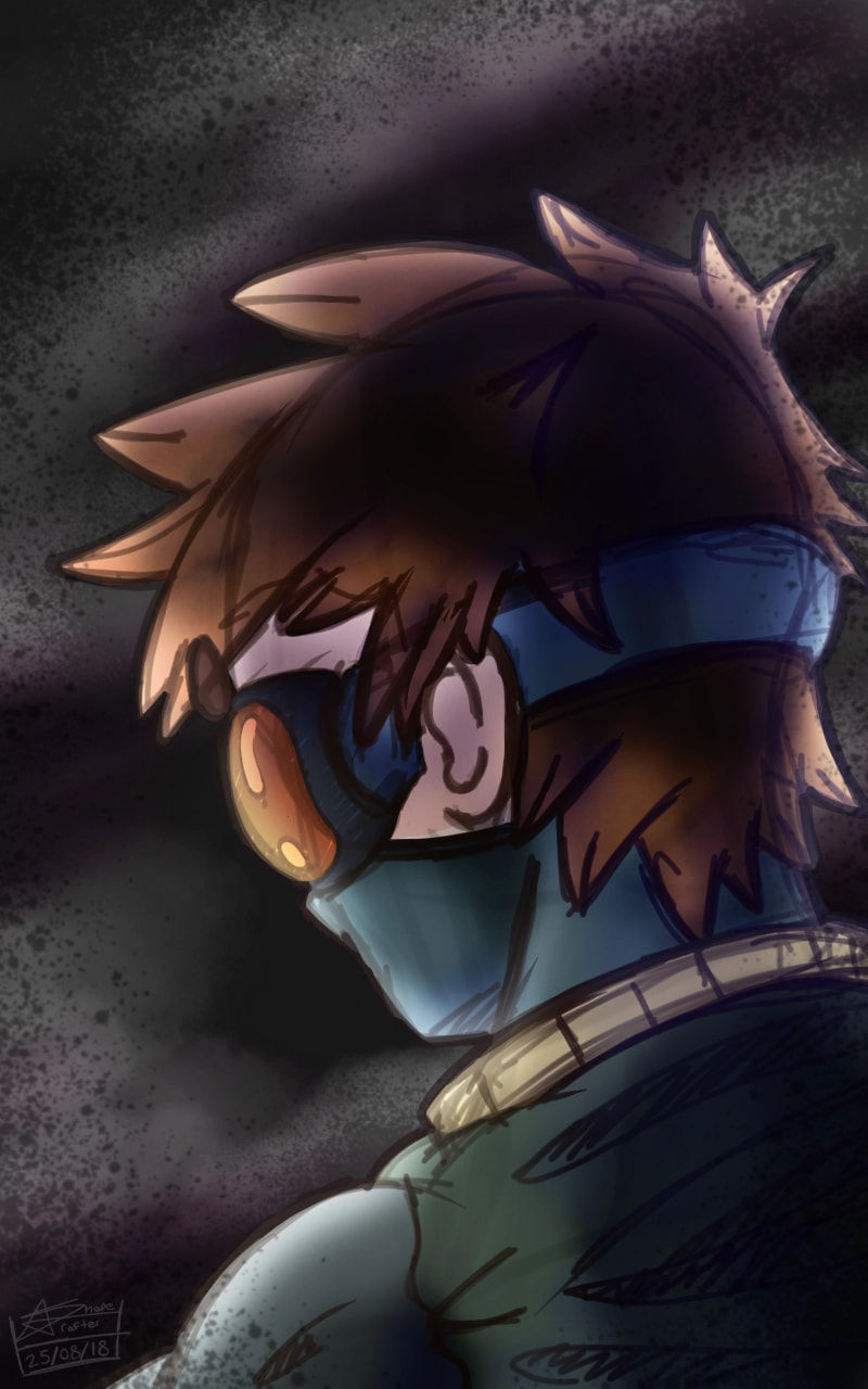 "A #villain from the dark side of the past. Wears a #mask to forget his #face and cover his reflection." -just a #sketch that I colored up for the dark challenge (Marker Tool is still finicky) #darkchallenge #fridayswithsketch #ShapeCrafter #cartoon