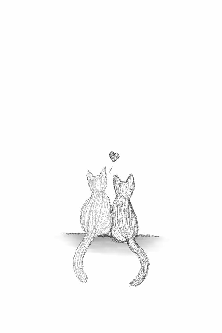 #scribble #fridayswithsketch #cat #Bored