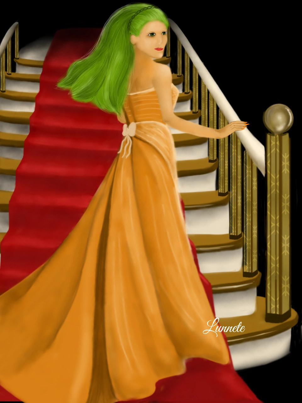 Last minute entry 😂 Princess Carrot. 👸 #fridayswithsketch #foodchallenge #carrot #princess #100PercentSketch