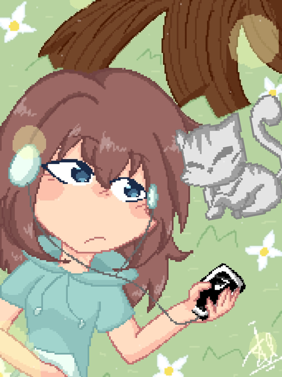 THISWASSOHARDTODRAWLIKEOMAGA- Ahem, I'm sorry that i don't upload often, i have school and stuff after all but hey, here's a drawing as an apology from me, hope you like it| #fridayswithsketch #pixelchallenge ‪|‪@sonysketch‬ |