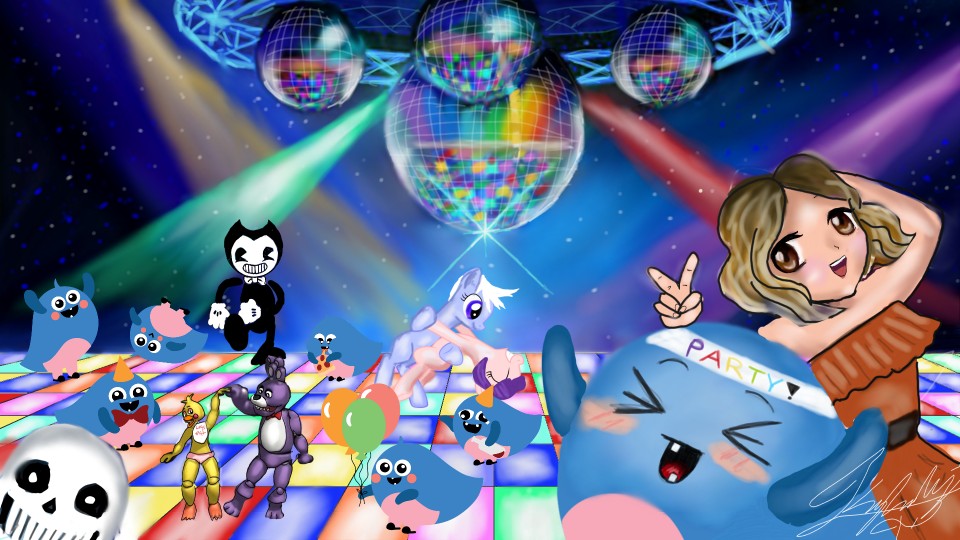 It's party time, with ottos and his friends‪@sonysketch‬ ‪@amandalm‬ #sketchparty #4stepstoz4 #meandotto #sketchworld #sonysketch #otto #anime #sketch #bendy #sans #PAPYRUS #pretty #fnaf #anime