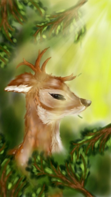 Перезалив с другого акка  ;-;  .. Старый арт, и олень не самое мое любимое животное, но все же... ‪ #myfavanimal #fridayswithsketch ...