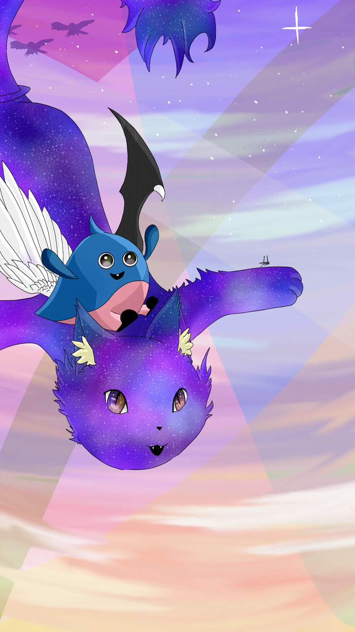 Just me and Otto flying through a dimension at twilight #fridayswithsketch #Ottoday #Twilight #otto #cat