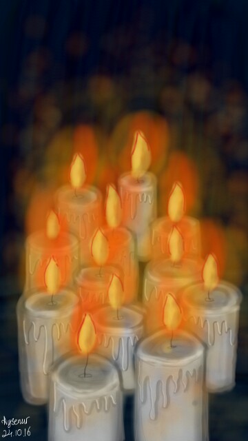 #inktober2016 #onedozen #candles hope you like it💕 #sketchteam
