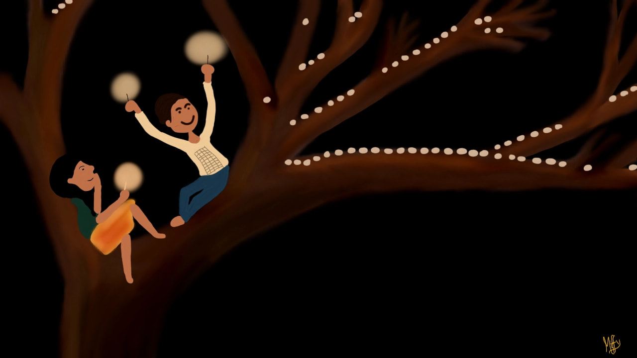 Diwali is festival of lights. It is one of the most celebrated festivals of India. #fridayswithsketch #mycountry #lights #diwali #India #happiness #festival