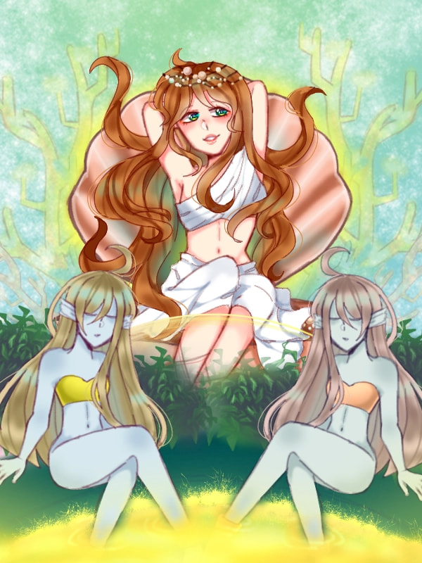 Idk what I was doing .-. #mymythology #fridayswithsketch #sonysketch #mythology #girl #goddess