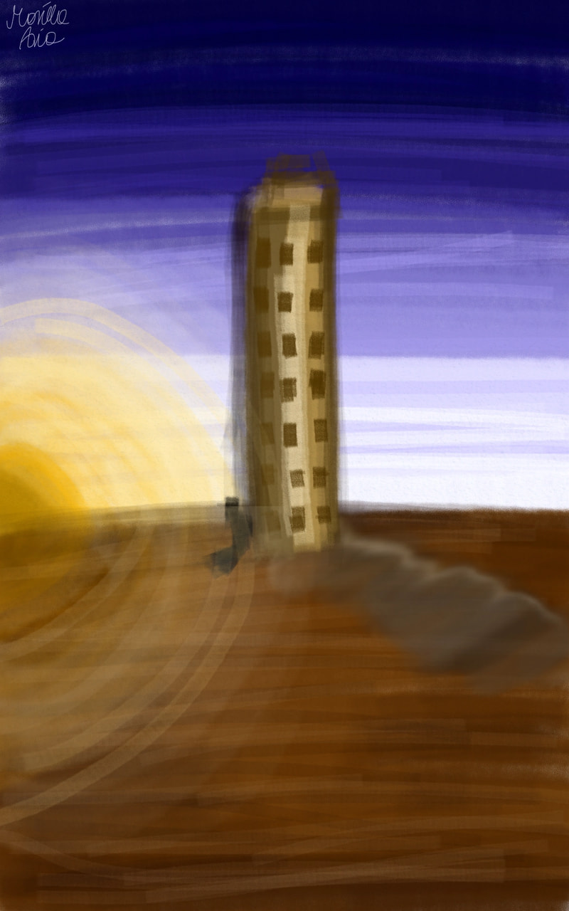 No door tower, Rapunzel#MarikaAria#fridayswithsketch#rollertool#rollerbrush#doodle #MAft
