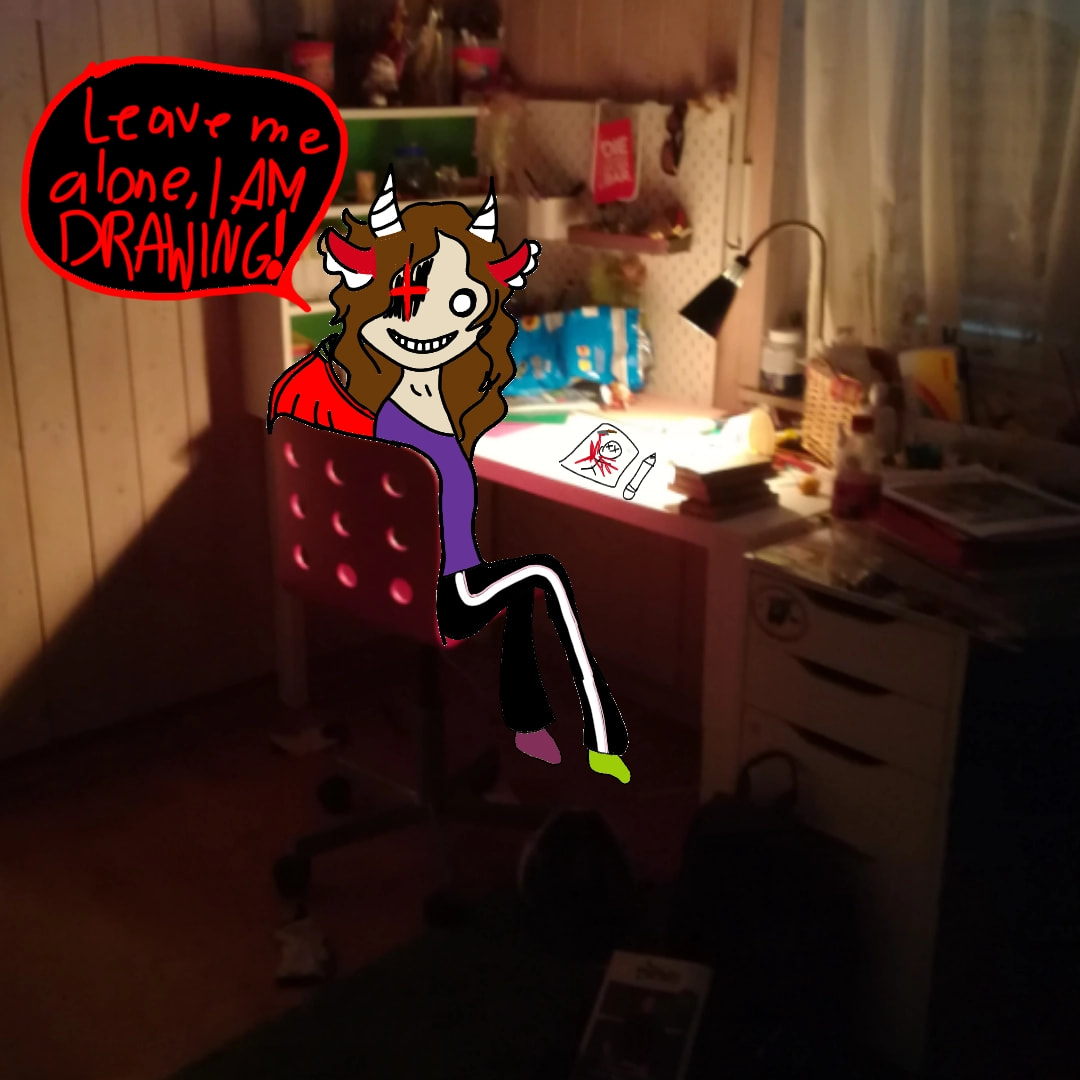 Whenever someone comes into my room while i'm drawing #sonysketch #fridayswithsketch #drawyourphoto
