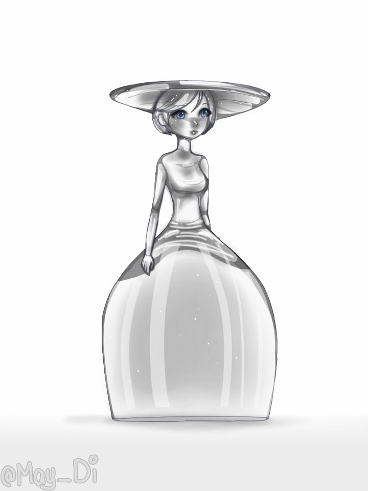 #myobject #fridayswithsketch it's a #cup upside down / es una #copa  al revés
