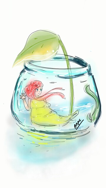 Kyoukaraa inspired artwork. Oh btw i made it here in sketch app. 🌸