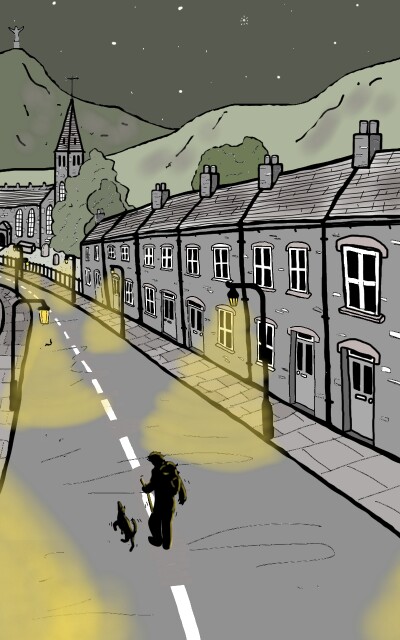 Sleepy village.