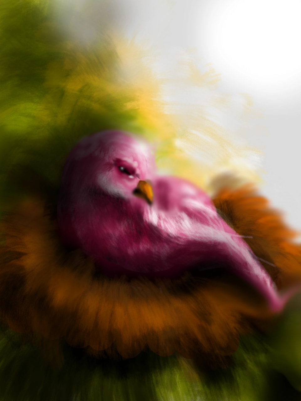 Lil birdy has become exhausted by all day hardwork in summer days 😩🐦. Now she needs some rest. #exhausted #inktober #inktober2018 ‪@sonysketch‬ thank you for this amazing app... but for lack of time...I can't do it perfectly
