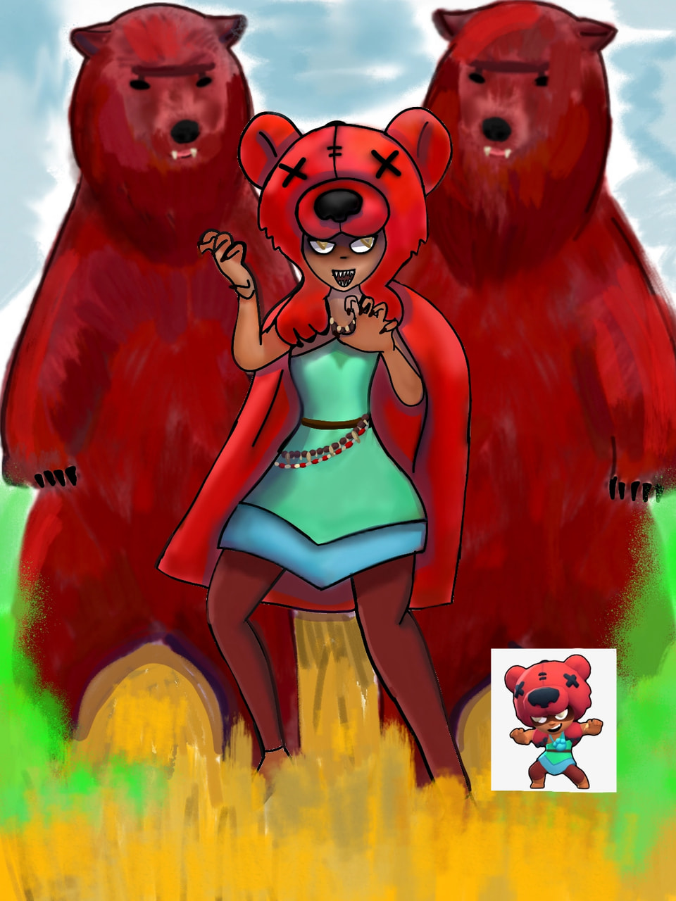 #BrawlStars #bear #сохры #LOVE #gamechallenge #fridayswithsketch #i like game brawl stars especially Nita!