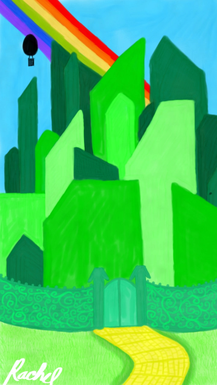 I love The Wizard of Oz, so in a sense The Emerald City, is my city. #mycity #fridayswithsketch #sketch #sonysketch #city #green #wizardofoz