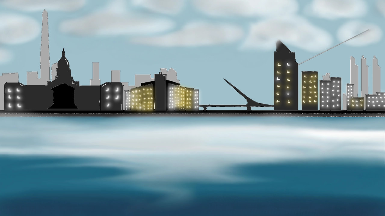 #fridayswithsketch #MyCity 💙BsAs💙(part of my beautiful city)