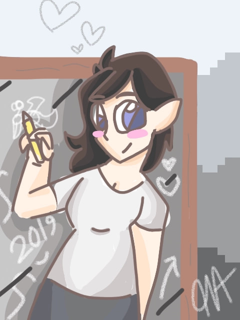 #my2019wish I'm accidentally featured??😕  #fridayswithsketch.TY for the feature? wish for Improvement and learning new skills. Im hoping to advance in humans and hopefully draw sitting poses better. I also wish to win all the art contests In my community