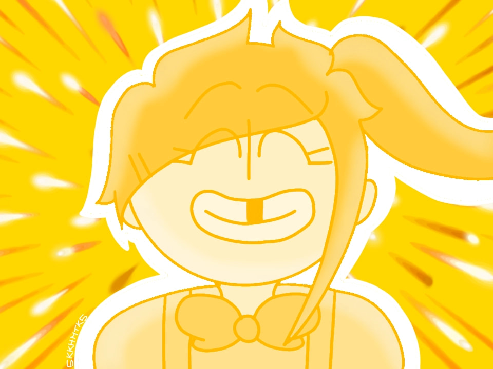 😁🌞 #yellowchallenge #colorweek #colourweek #yellow #happy #happiness #Smile #toothy #Radiance #shading #OC #5KKHMTK5 #Liath #girl