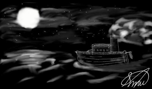 Black & white #landscape #ocean #karensama
