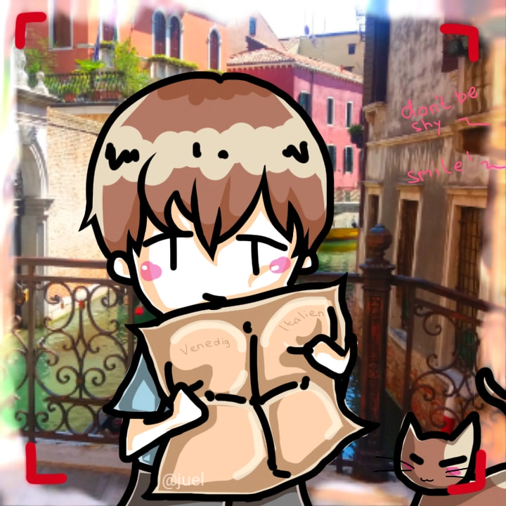 I made the pic in italy 🏞#drawyourphoto #fridayswithsketch smile for the camera!📸