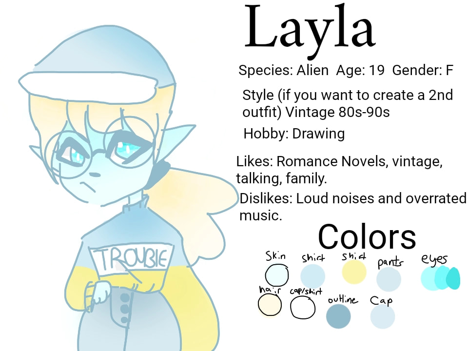 So um..I tried I didn't do a full body so just do white converse. I actually like how this came out tbh. #myadoptable #fridayswithsketch ‪@sonysketch‬ Edit: I got featured omg :o