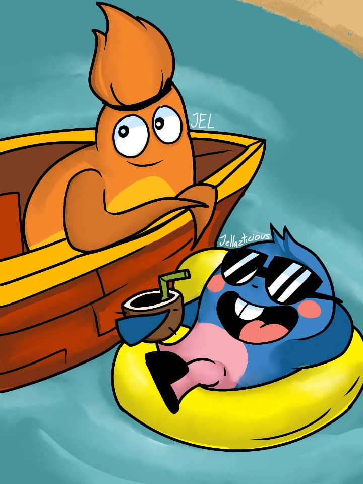 Okay my dudes, Otto looks really optimistic. Instead of crying he would be telling us the better that awaits us. Sadly you guys will only listen to Sketch Chan #sketch #SaveSonySketch #Otto #Axel #ottoworld #Jellazticious