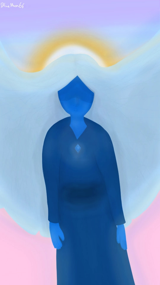 I tried to draw more Steven Universe fan art as quickly as I could. This is a drawing of blue diamond thinking about all of the years of pain and sorrow she had to go through. #shadingchallenge #fridayswithsketch #stevenuniverse #bluediamond
