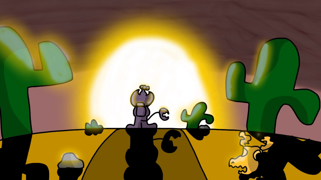 ‪@sonysketch‬ #landscapechallenge here me on a desert