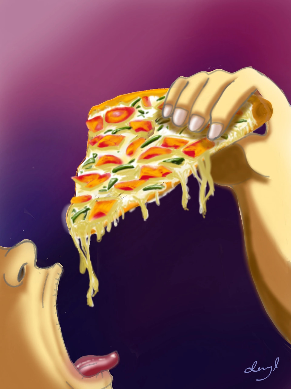 #Inktober2018 #Slice